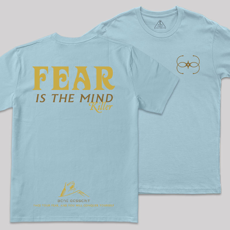 Fear Front and Back Printed Geek T-Shirt