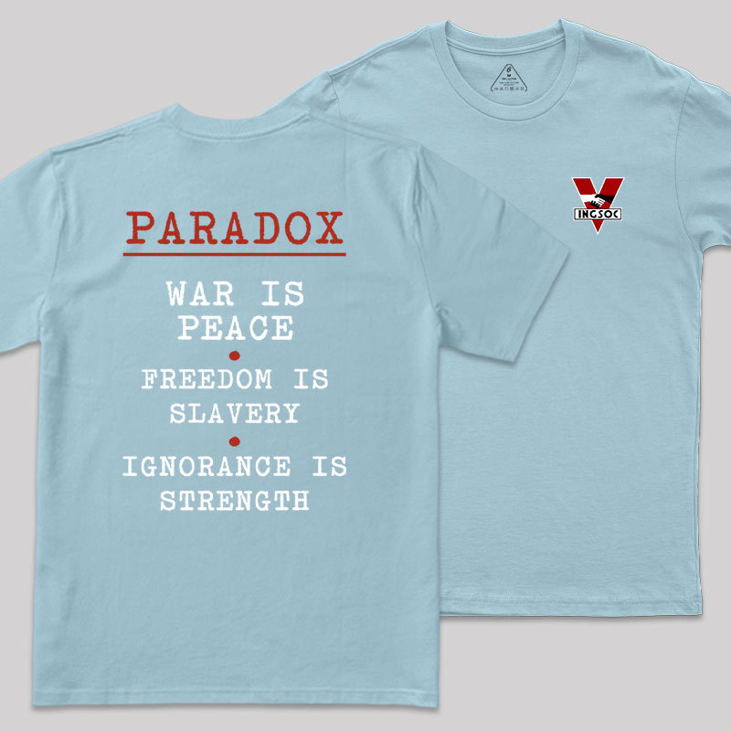 INGSOC Front and Back Printed Geek T-Shirt