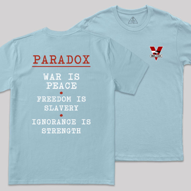 INGSOC Front and Back Printed Geek T-Shirt