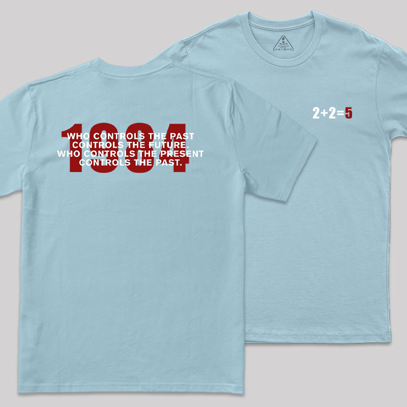 1984 Front and Back Printed Geek T-Shirt