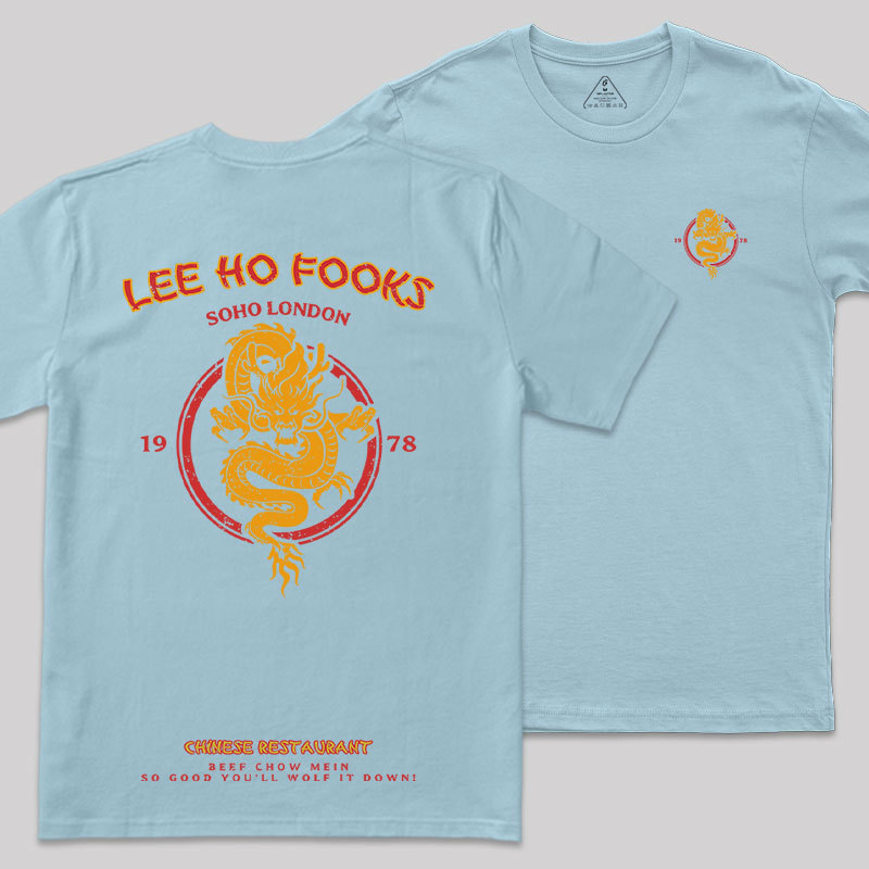 Lee Ho Fooks Vintage Front and Back Printing Geek T-Shirt