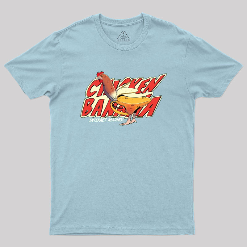 Chicken Meme Banana Internet Funny Meme Geek T-Shirt
