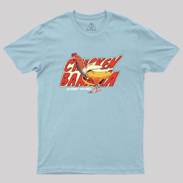 Chicken Meme Banana Internet Funny Meme Geek T-Shirt