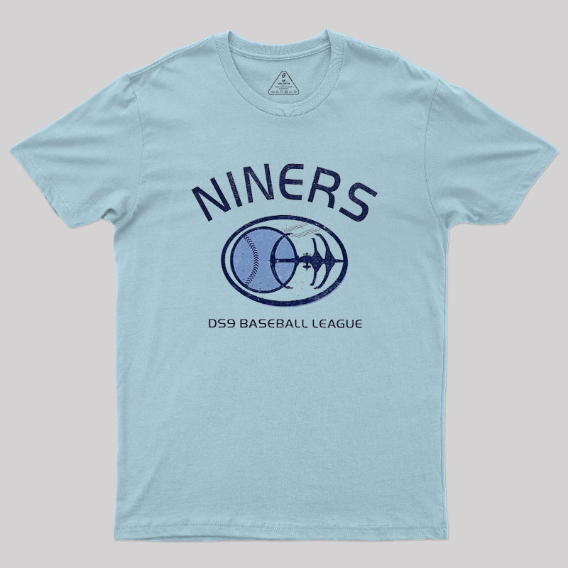 Deep Space Nine Niners DS9 Baseball League Geek T-Shirt