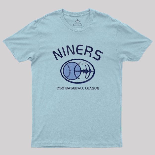 Deep Space Nine Niners DS9 Baseball League Geek T-Shirt