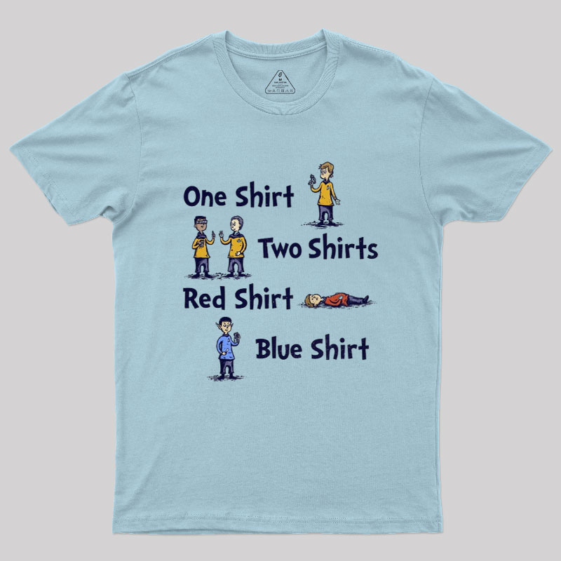 Red Shirt Blue Shirt Geek T-Shirt