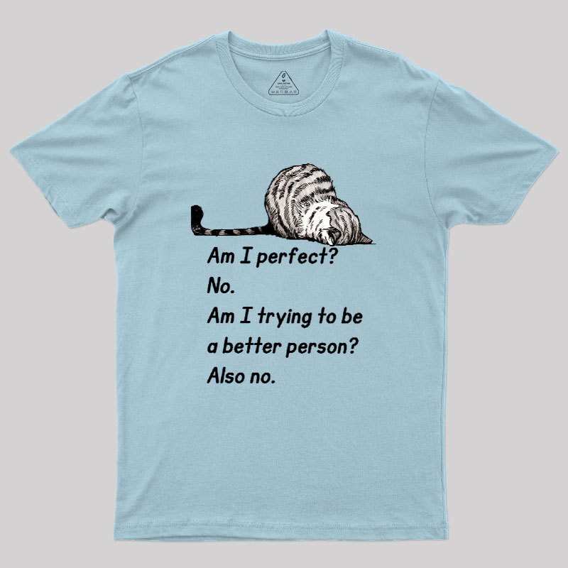 Am I Perfect No Geek T-Shirt