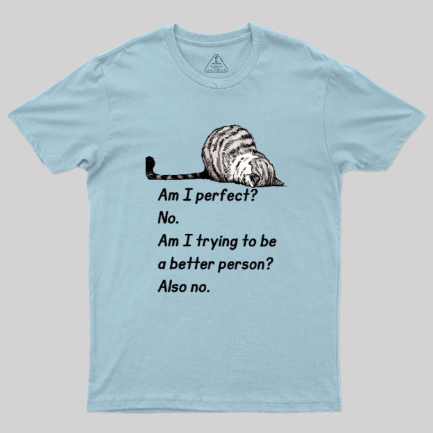 Am I Perfect No Geek T-Shirt
