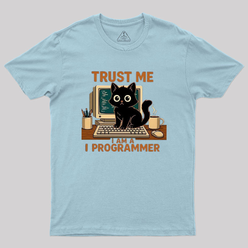 Programmer Cat Geek T-Shirt