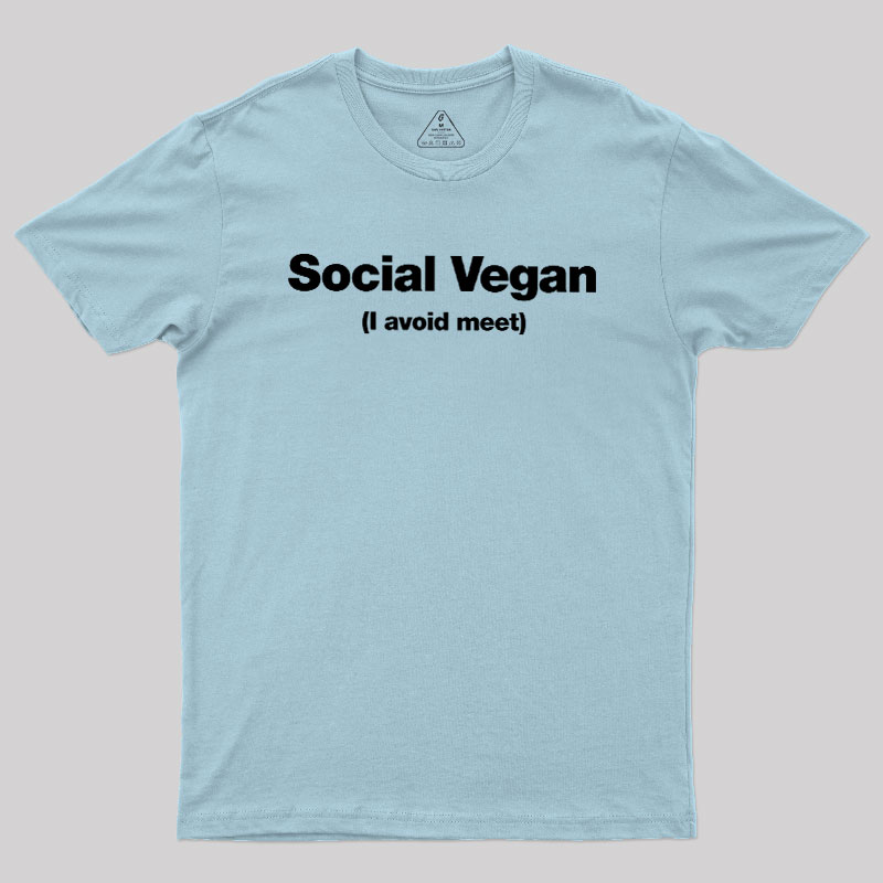 Social Vegan Geek T-Shirt