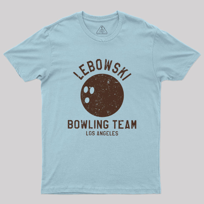 Lebowski Bowling Team Los Angeles Geek T-Shirt