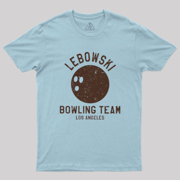 Lebowski Bowling Team Los Angeles Geek T-Shirt