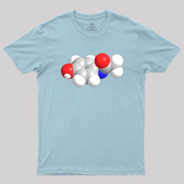 Tylenol Molecule Chemistry Geek T-Shirt
