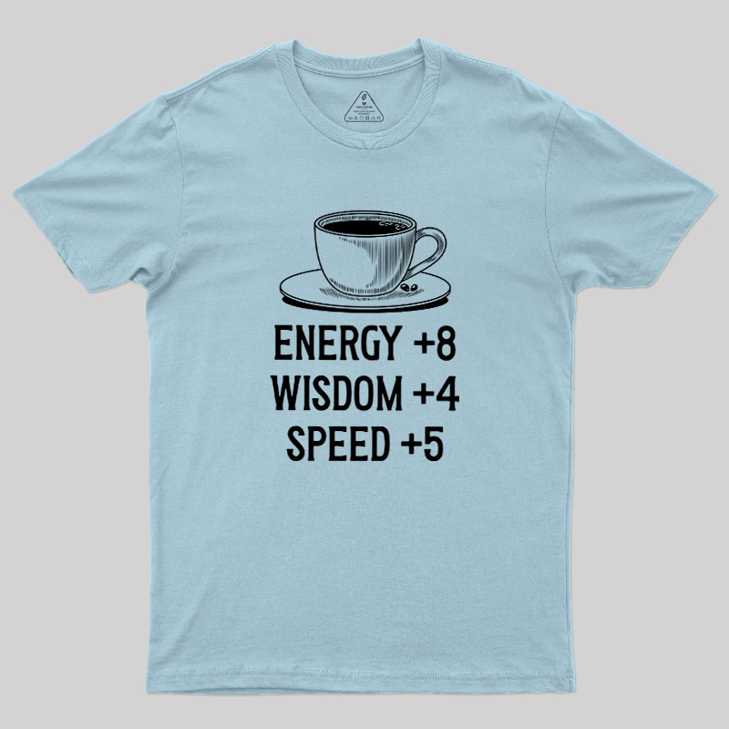 Coffe Stats Geek T-Shirt