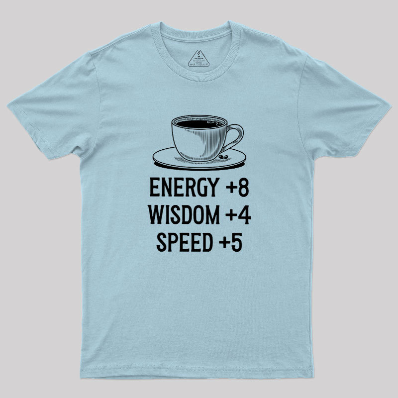 Coffe Stats Geek T-Shirt