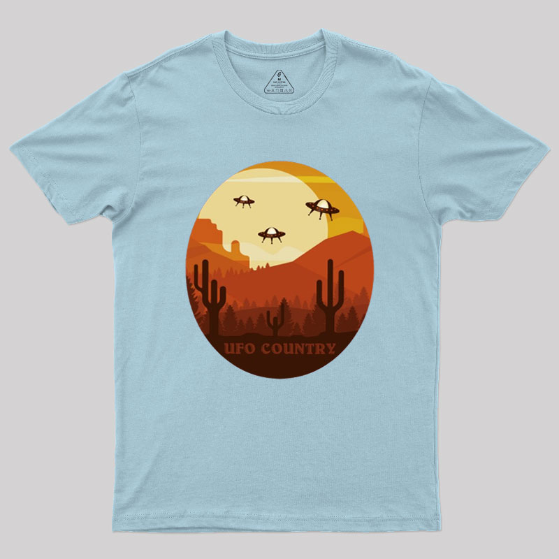 UFO Country Geek T-Shirt