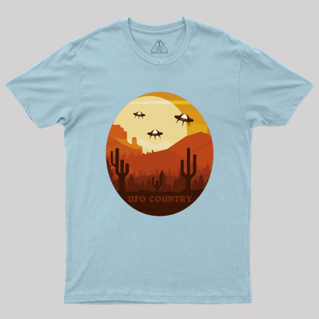 UFO Country Geek T-Shirt