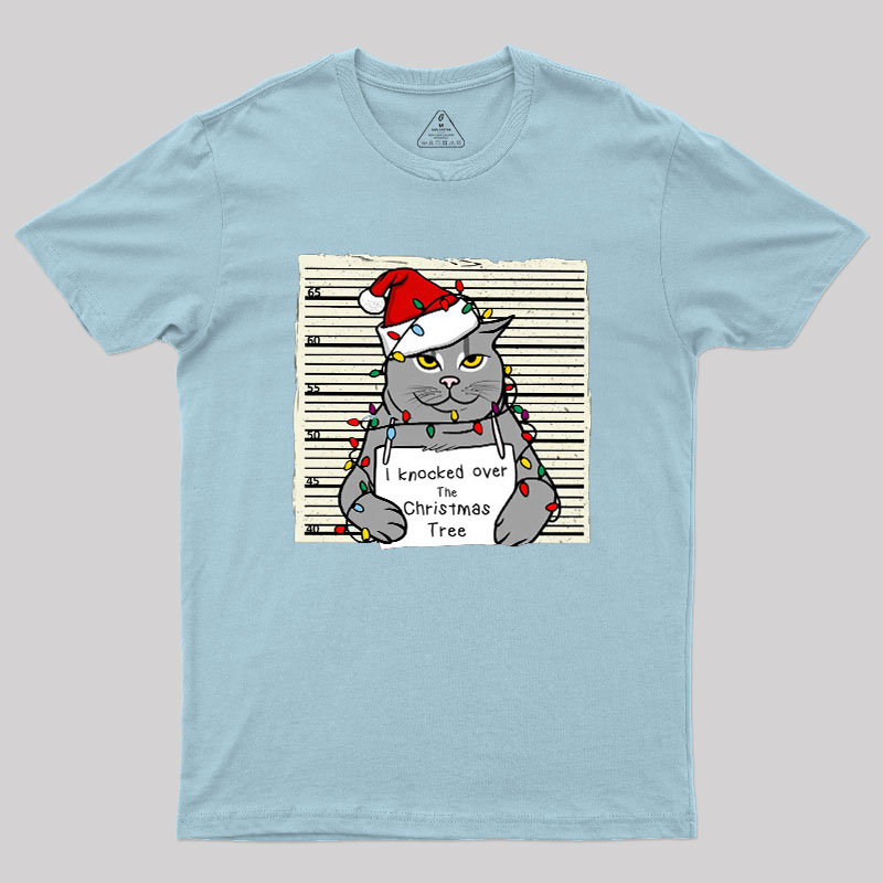 Christmas Cat Geek T-Shirt