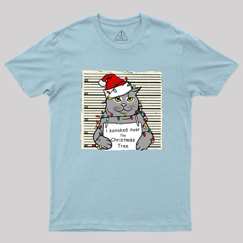 Christmas Cat Geek T-Shirt