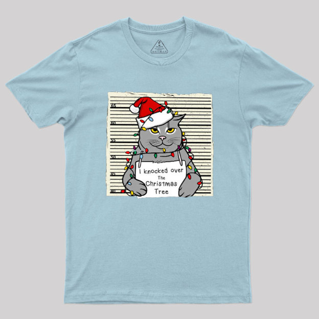 Christmas Cat Geek T-Shirt