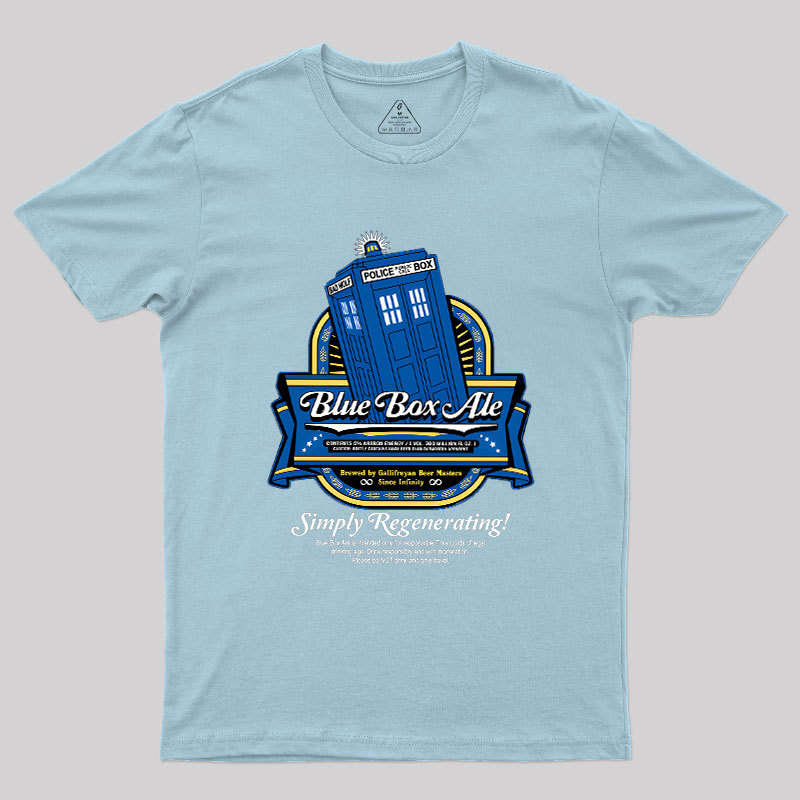 Blue Box Ale Geek T-Shirt