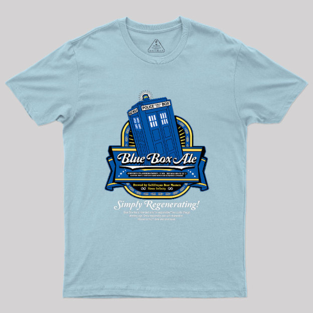 Blue Box Ale Geek T-Shirt