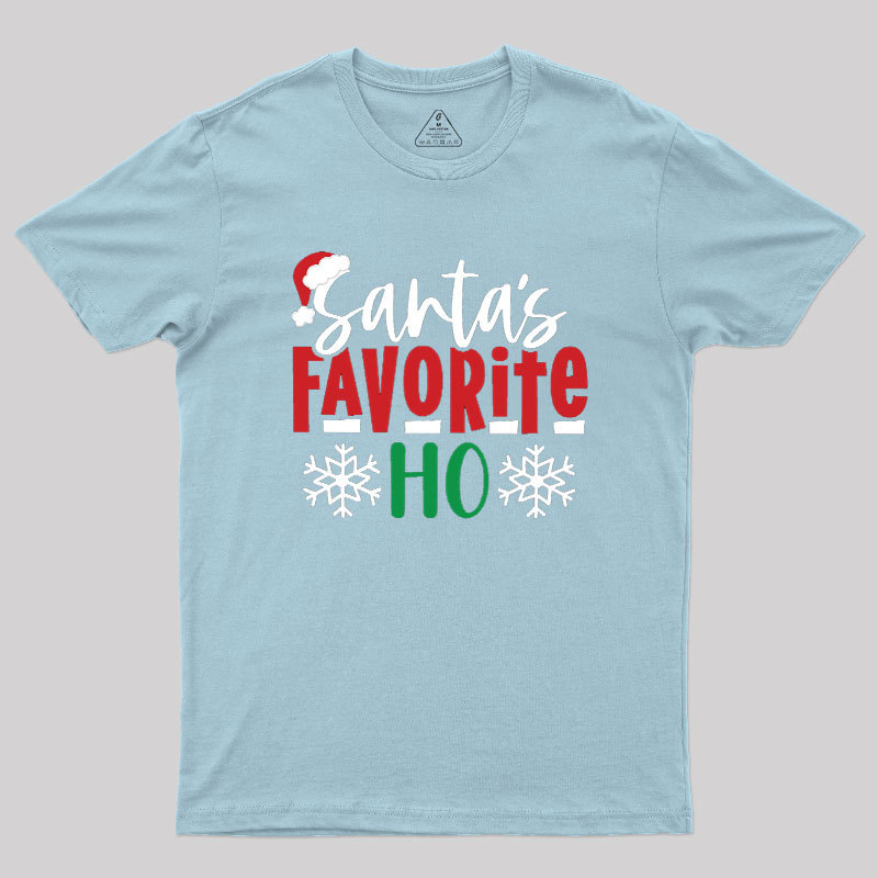 Santas Favourite Ho Funny Geek T-Shirt