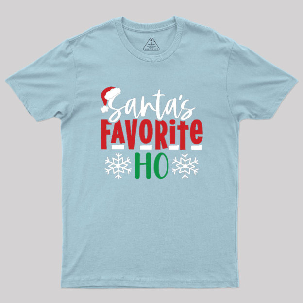 Santas Favourite Ho Funny Geek T-Shirt