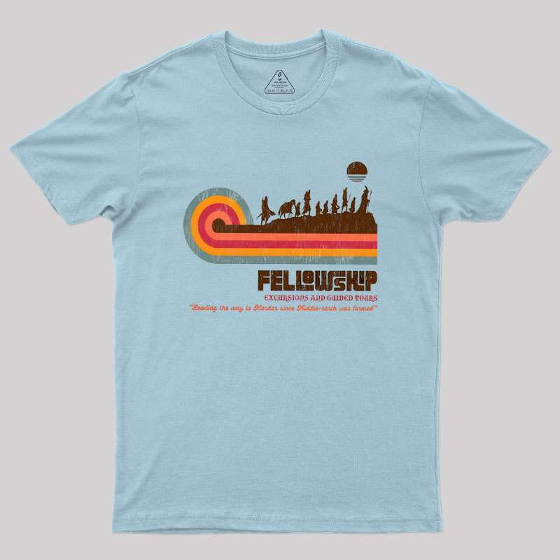 Fellowship of the Retro Tour Geek T-Shirt