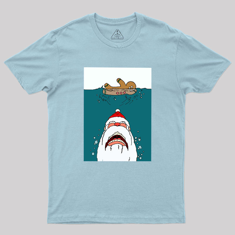 Santa Shark Geek T-Shirt