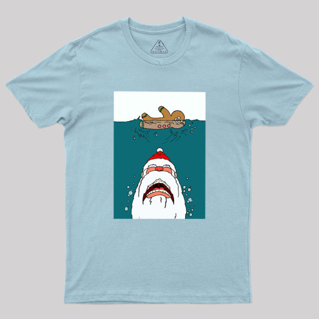 Santa Shark Geek T-Shirt