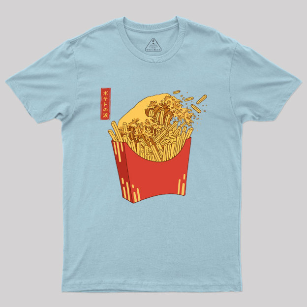 Fries Tsunami Geek T-Shirt