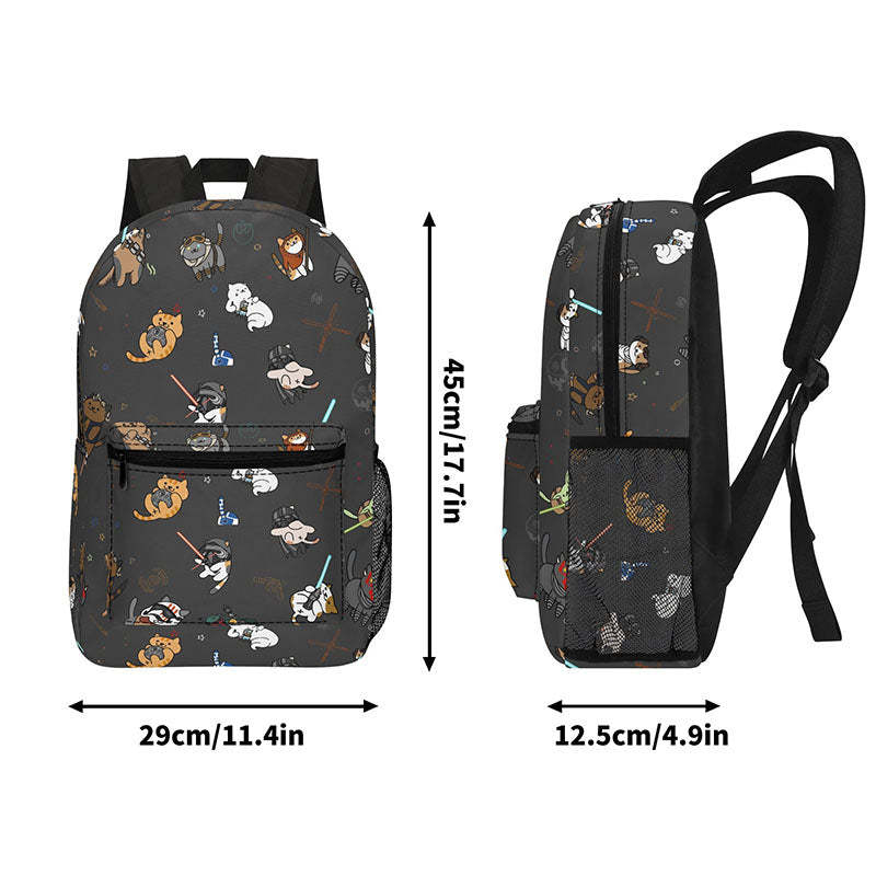 Geeksoutfit Tie The Fighter Cat Funny Geek Backpack for Sale