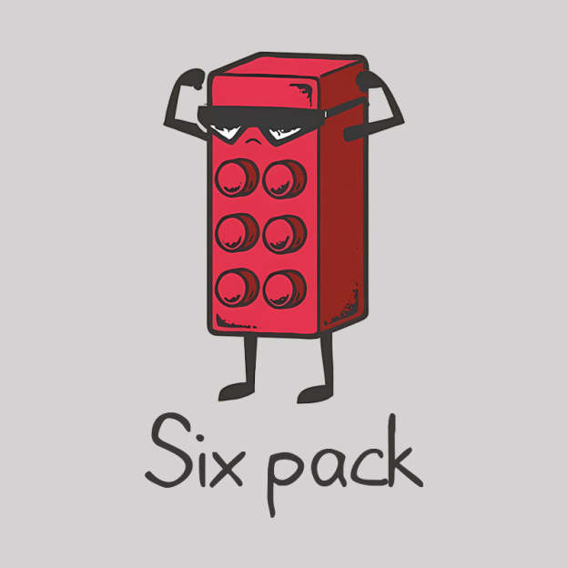 Six Pack Geek T-Shirt