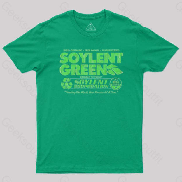 100% Organic Soylent Green Geek T-Shirt / S