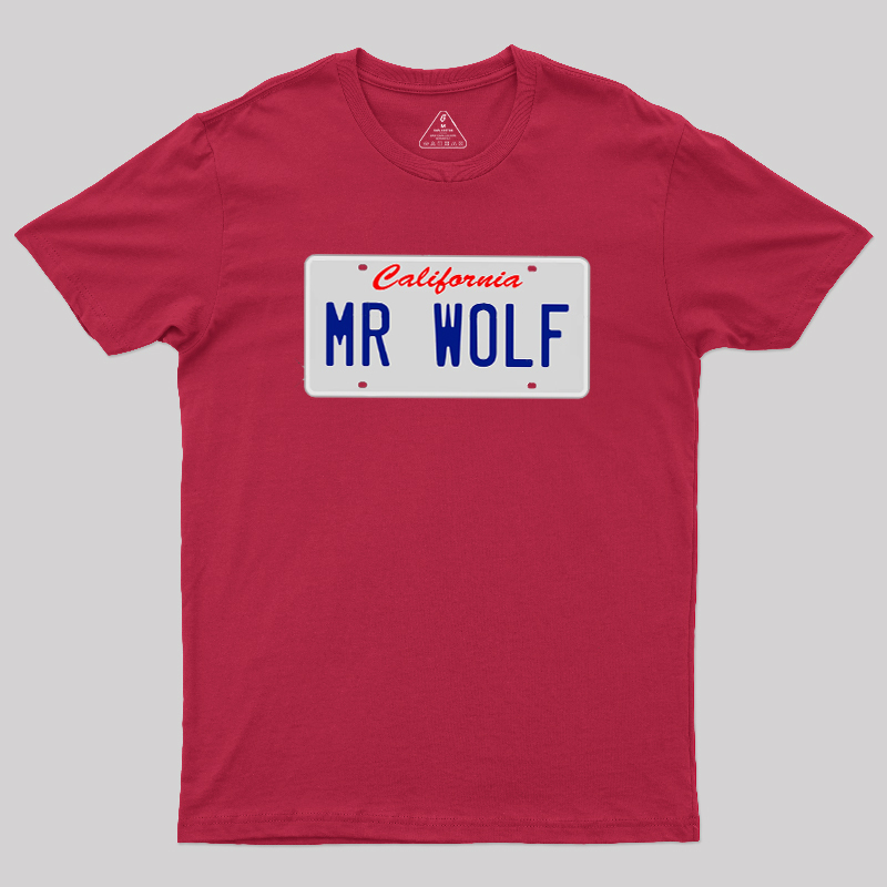 Mr. Wolf Pulp Fiction Geek T-Shirt