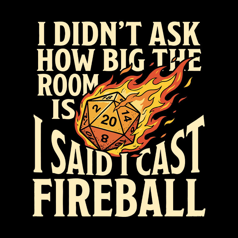 Fireball In A Closet Geek T-Shirt