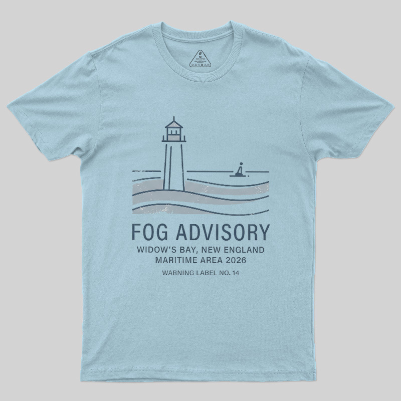 New England Fog Advisory Geek T-Shirt