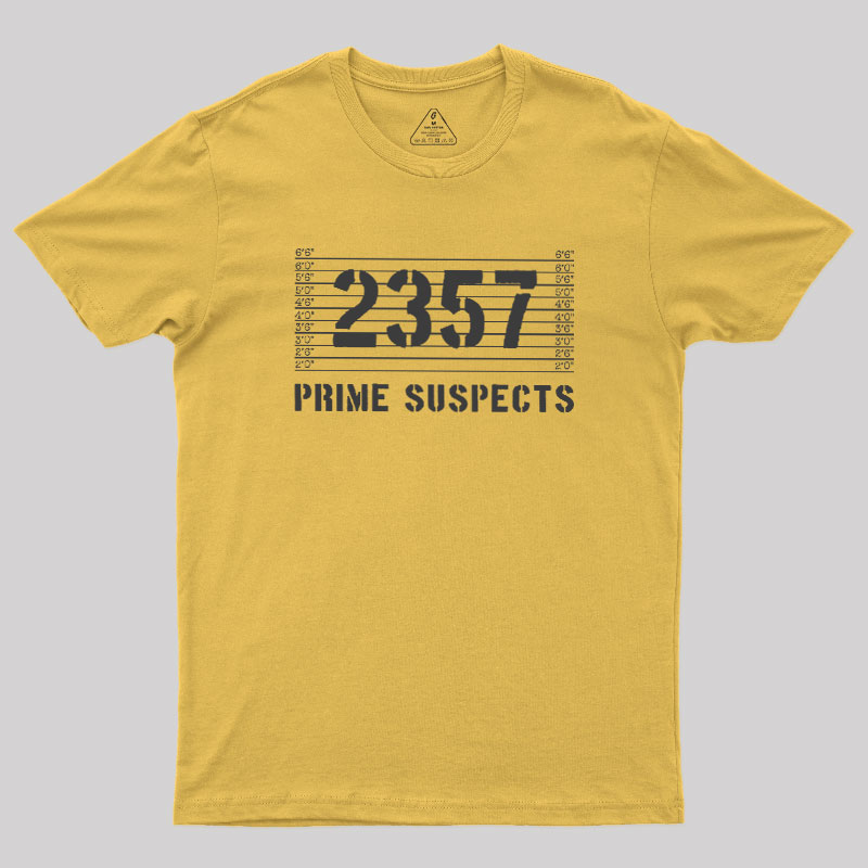PRIME SUSPECTS Geek T-Shirt