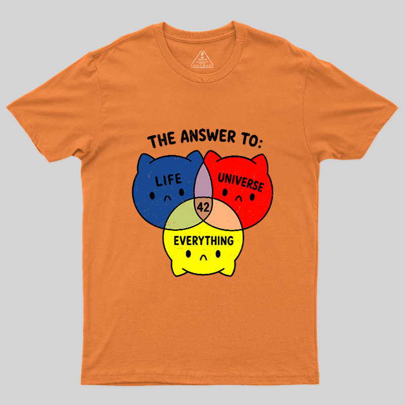 The Answer To Everything 42 Geek T-Shirt