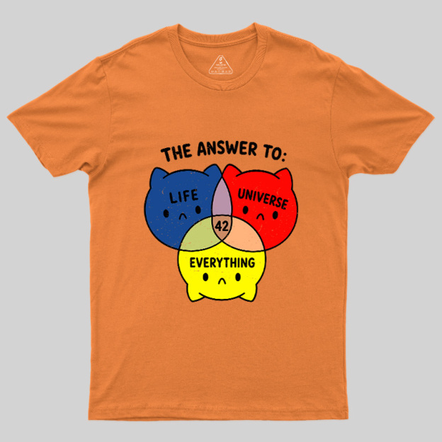 The Answer To Everything 42 Geek T-Shirt