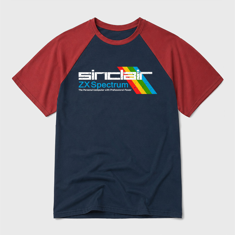 Sinclai ZX Spectrum Geek Retro Raglan T-Shirt