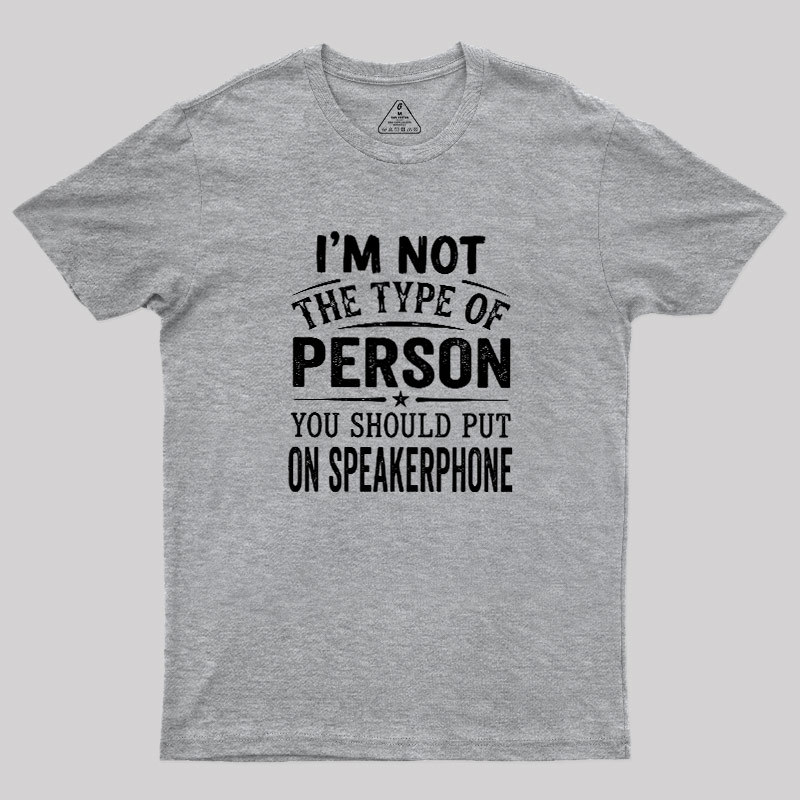 Off Speaker Geek T-Shirt