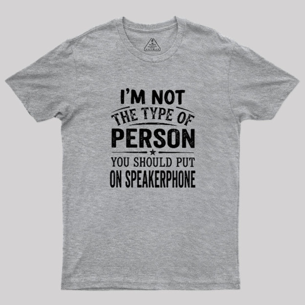 Off Speaker Geek T-Shirt