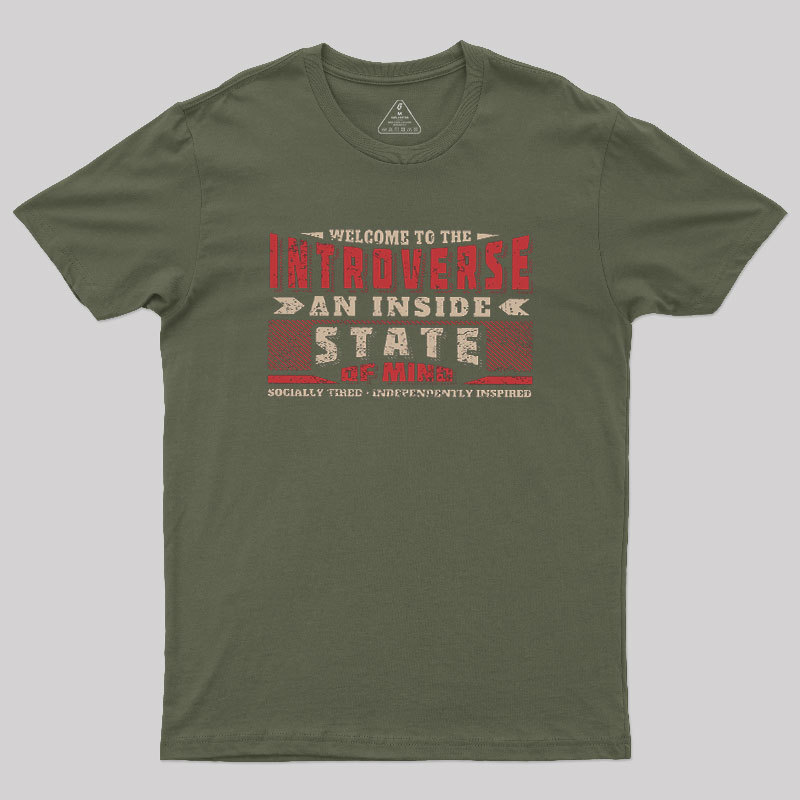 Welcome to the Introverse Geek T-Shirt