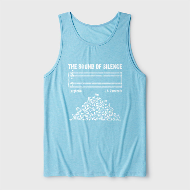 The Sound Of Silence Music Sheets Ultra Soft Heather Tank