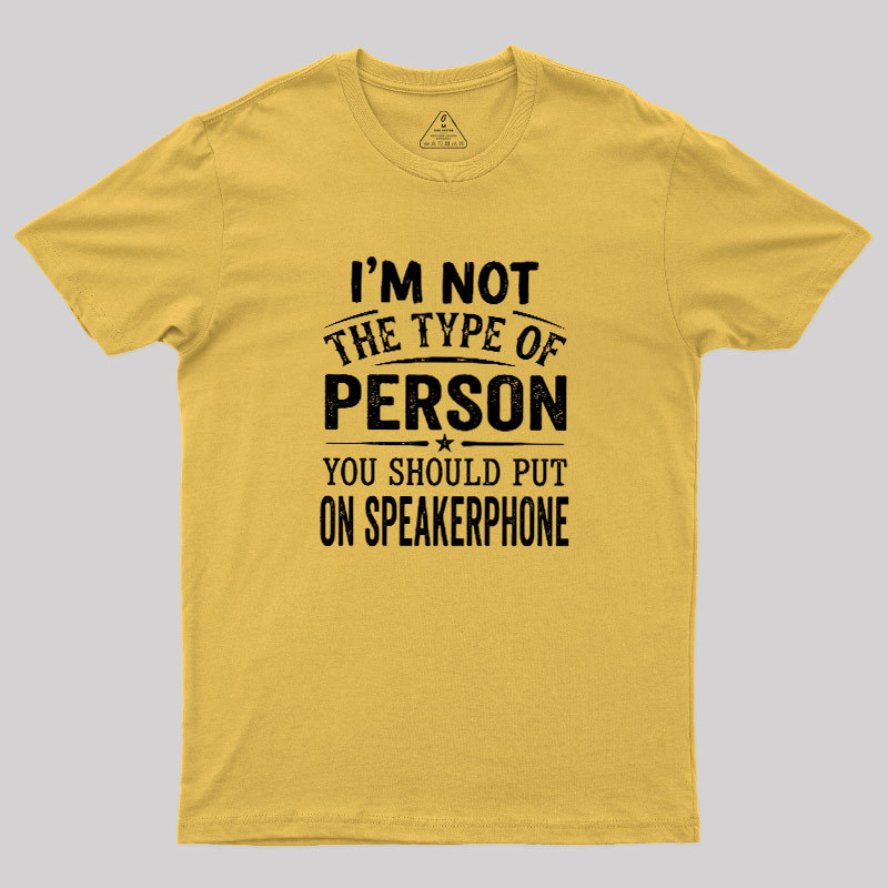 Off Speaker Geek T-Shirt