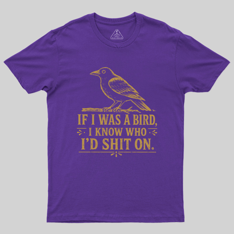 Sarcastic Crow Target Practice Geek T-Shirt