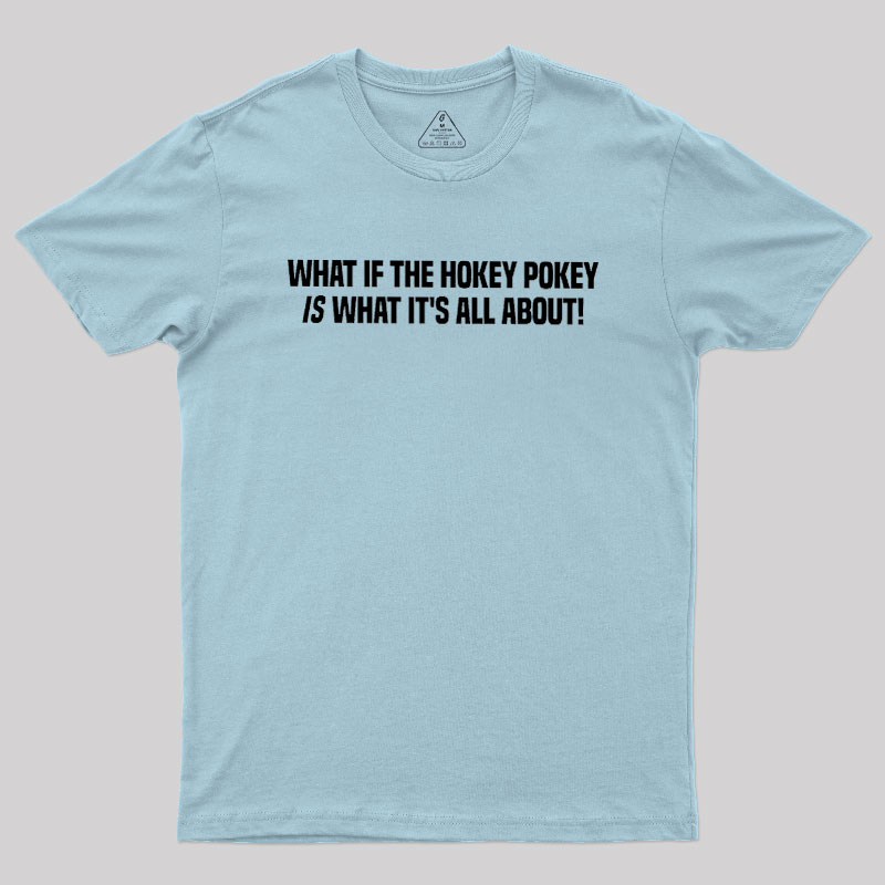 What If The Hokey Pokey Is What Its All About Geek T-Shirt