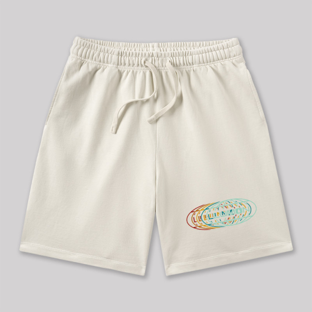 Retro Industry Geeky Washed Shorts